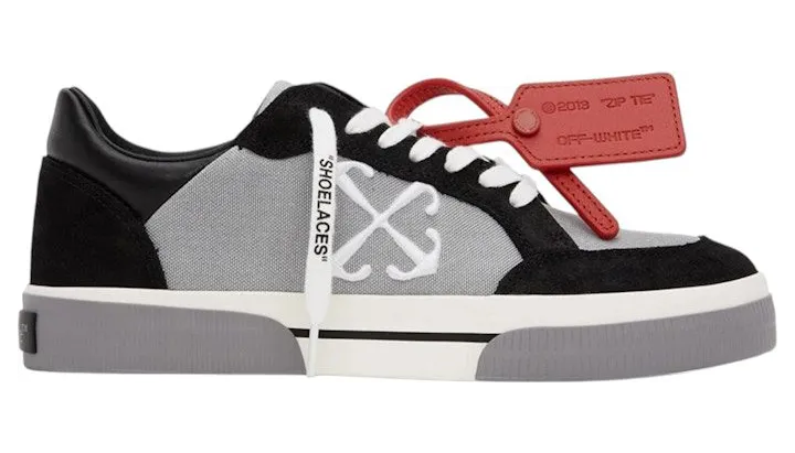 Off-White New Low Vulcanized Grey Black (OMIA293S24FAB0020910)
