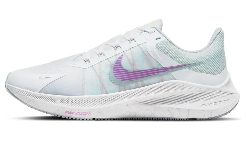 Nike Zoom Winflo 8 Football Grey Violet Shock (CW3421-102)