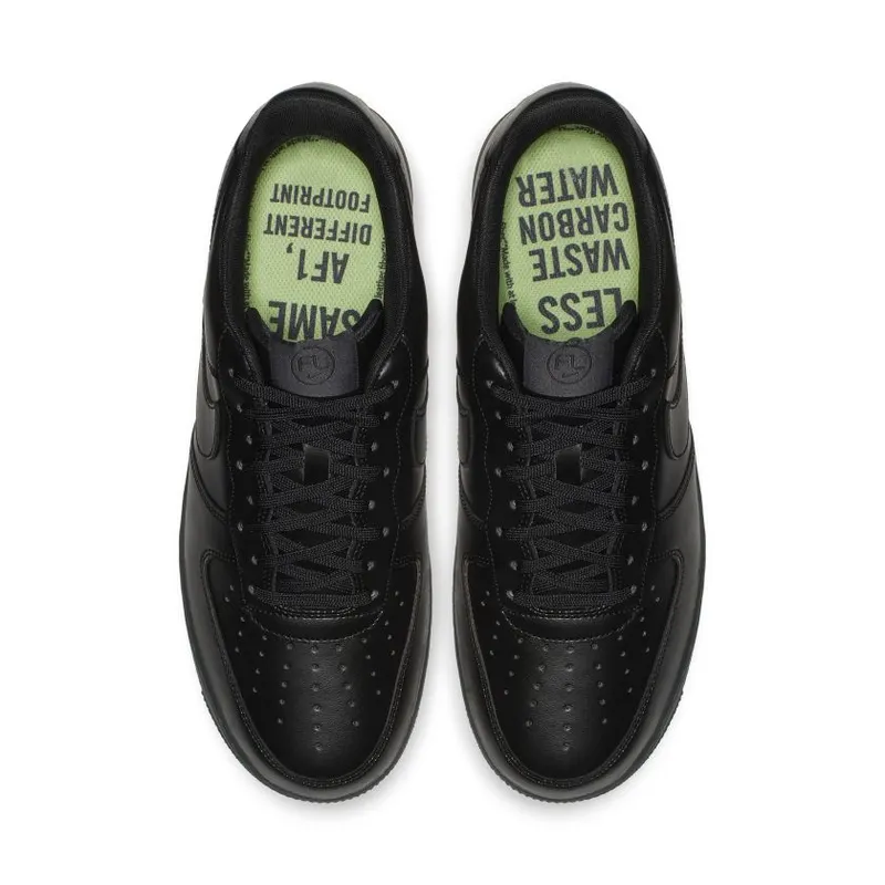 Nike Air Force 1 Flyleather Black Black/Black-Black (BV1391-001)
