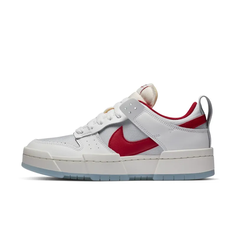 Nike Dunk Low Disrupt Gym Red (W) Summit White/Gym Red-Summit White (CK6654-101)
