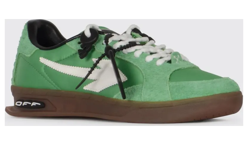 Off-White Suede and Nylon End of Play Sneakers White 2 (OMIA2ALS26FAB0025568)