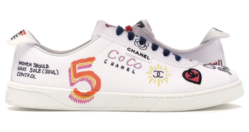 Chanel Sneakers Pharrell White Multi-Color