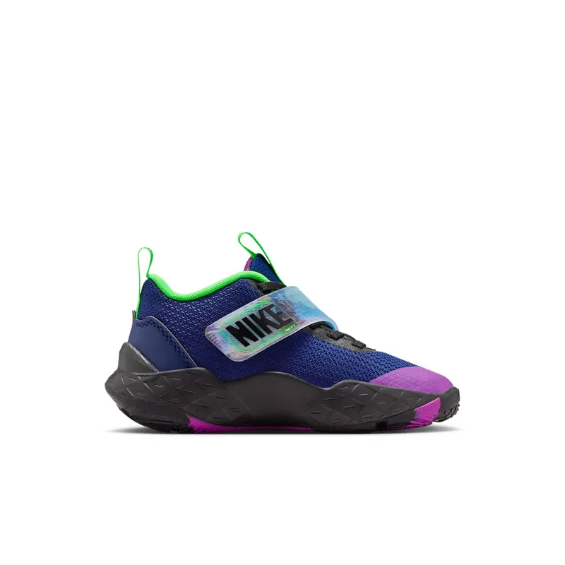 Nike Team Hustle D 12 Blue Void Green Strike Vivid Purple (HV2290-400)