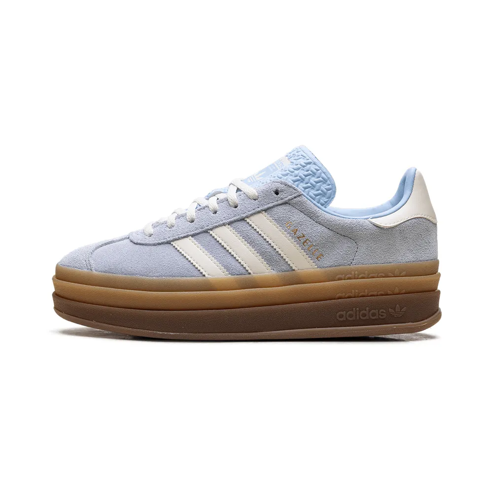 Adidas Gazelle Bold Clear Sky / Cream White / Gold Metallic (JQ7776)