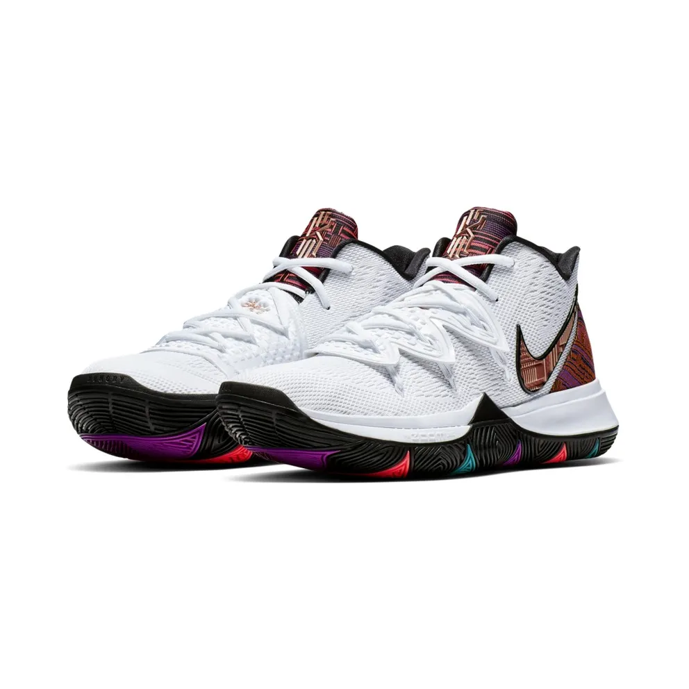 Nike Kyrie 5 BHM (2019) White/Metallic Gold-Black (BQ6237-100)