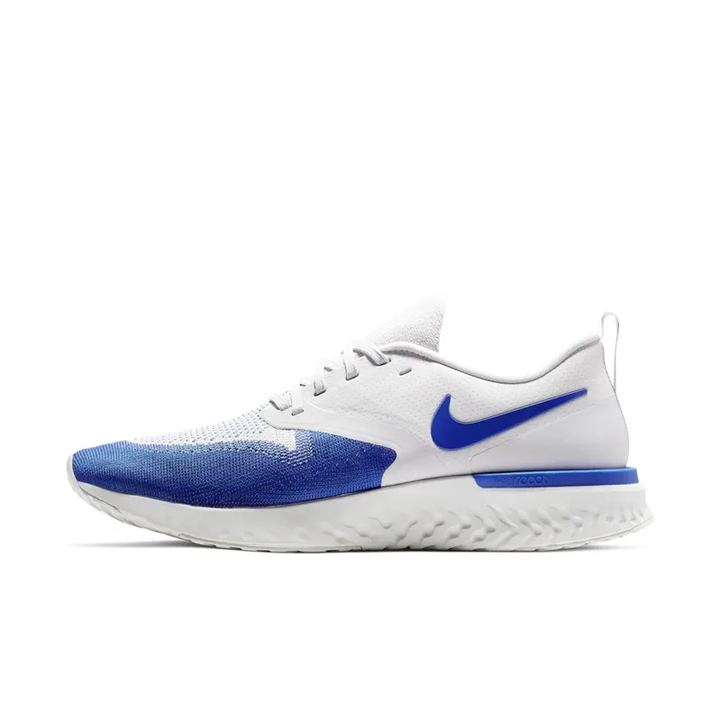 Nike Odyssey React Flyknit 2 Vast Grey Vast Grey Platinum Tint White Game Royal (AH1015-004)