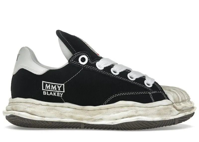 Maison Mihara Yasuhiro Blakey Puffer OG Sole Canvas Low Distressed Midsole Black White (A13FW730-BLK)
