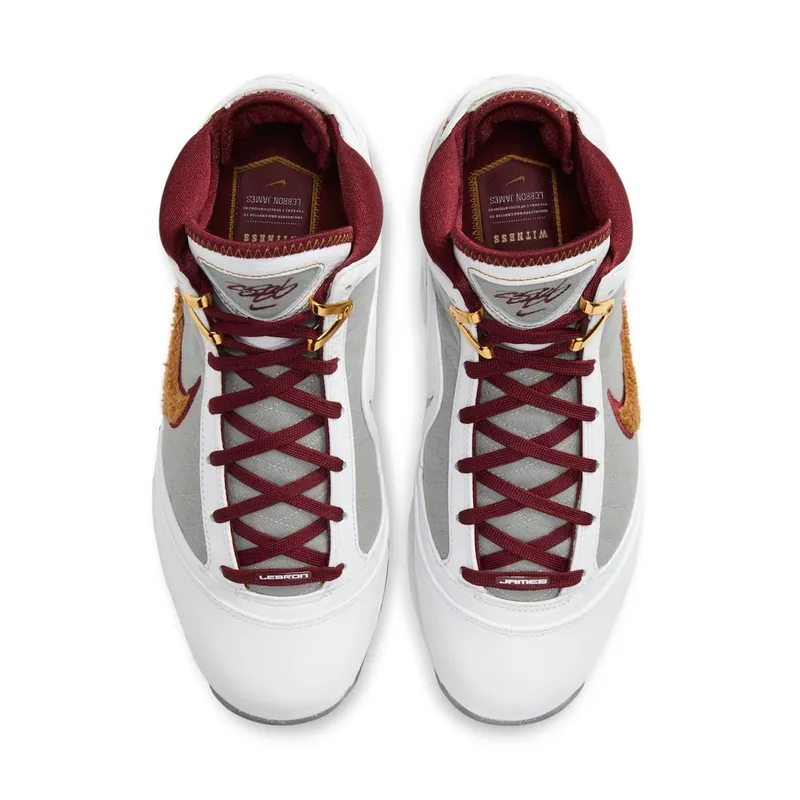 Nike LeBron 7 MVP (2020) White/Bronze-Team Red-Wolf Grey (CZ8915-100)