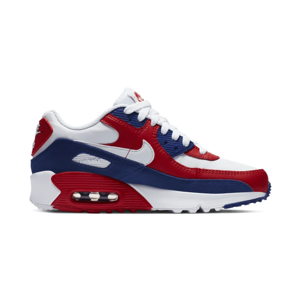 Nike Air Max 90 Deep Royal University Red (GS) White/Deep Royal/University Red (DA9022-100)