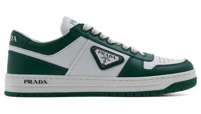 Prada Downtown Leather Low Top Sneakers White Mango (1E792M_3LKG_F0DJT)