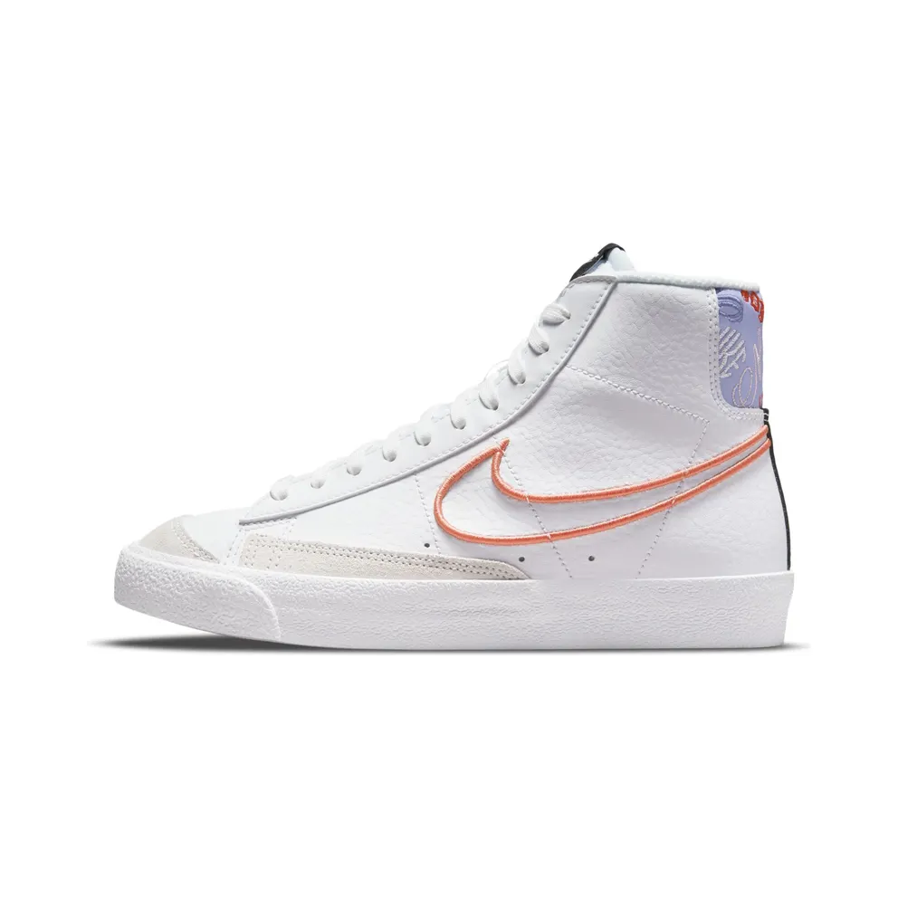 Nike Blazer Mid ’77 SE “White / Purple Pulse / Pink Foam / Magic Ember” (DJ0265-100)