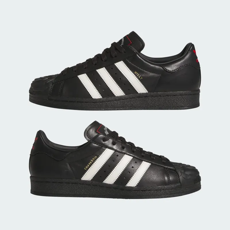 Adidas Superstar “Willy Chavarria Rose Black White Red” (KI5156)