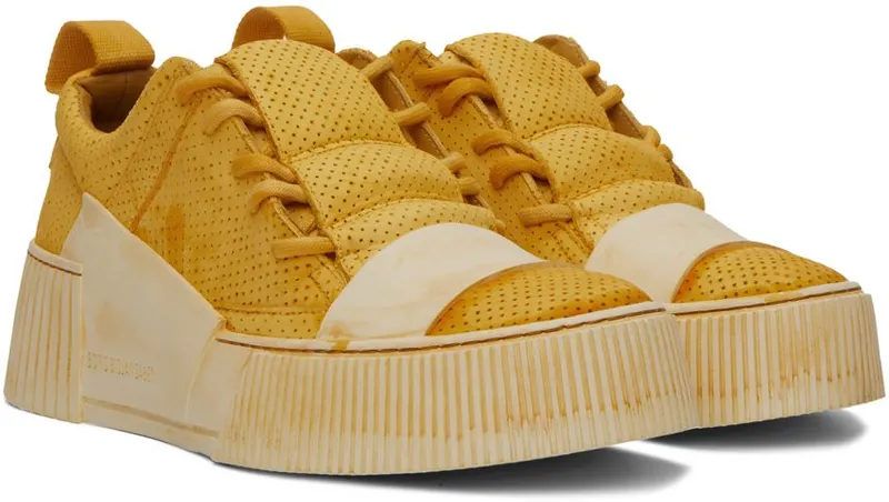 Boris Bidjan Saberi Yellow Bamba 2.1 Sneaker FAT (327-BAMBA 2.1)