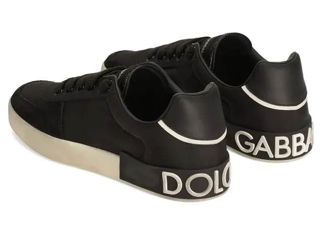 Dolce & Gabbana Portofino Nylon and Split Calfskin “Black” (CS2392 A0136 8B956) (3)