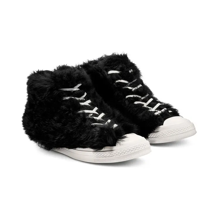 Converse Chuck 70 High Ambush – Fuzzy Black Egret (170586C)