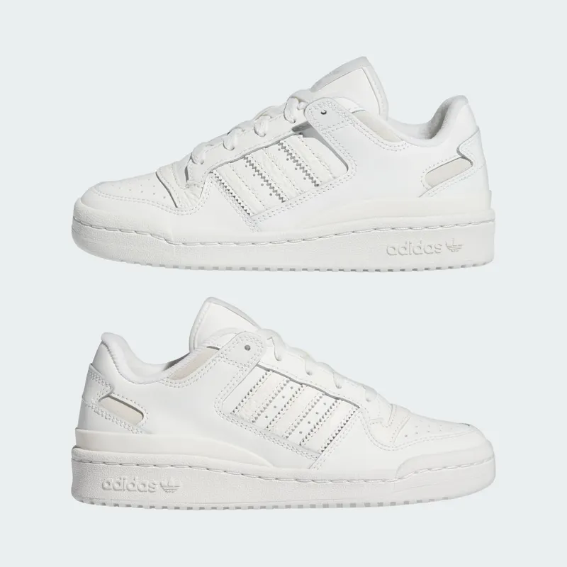 Adidas Forum Low CL Kids Core White / Cloud White / Grey One (IH7916)