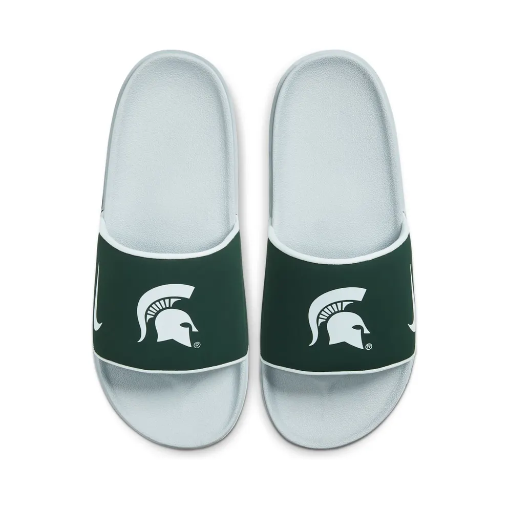 Nike College Offcourt Michigan State Particle Grey/Grey Fog-White-Metallic Silver (CZ9677-001)