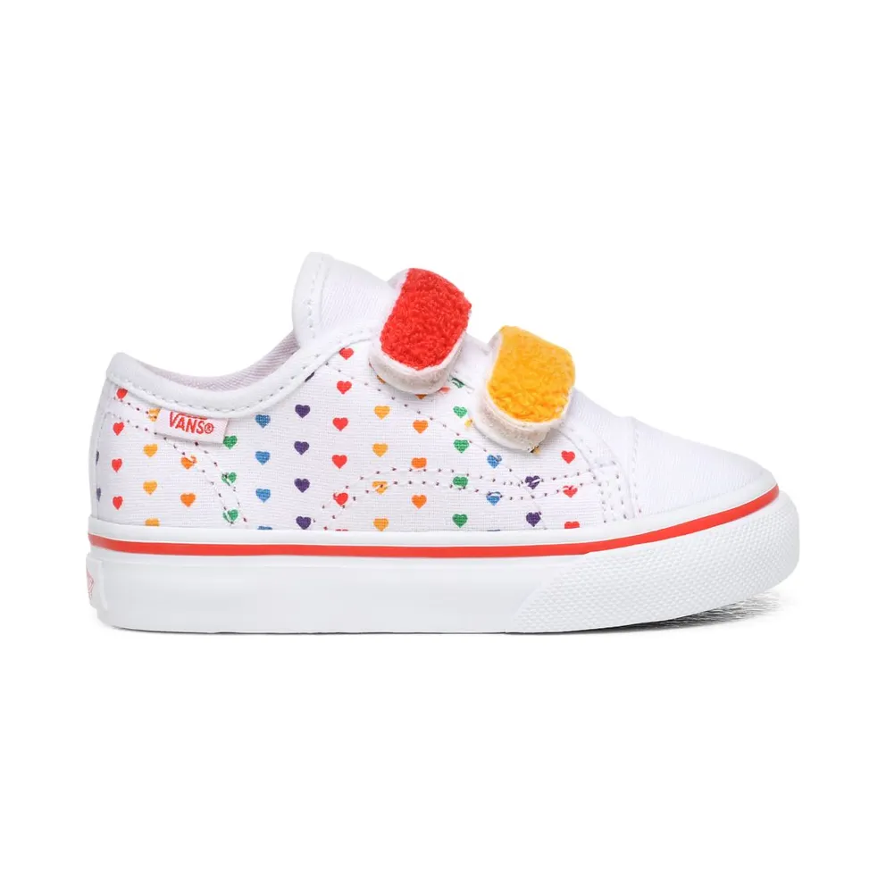 VANS Chenille Style 23 V Toddler Shoes (White)