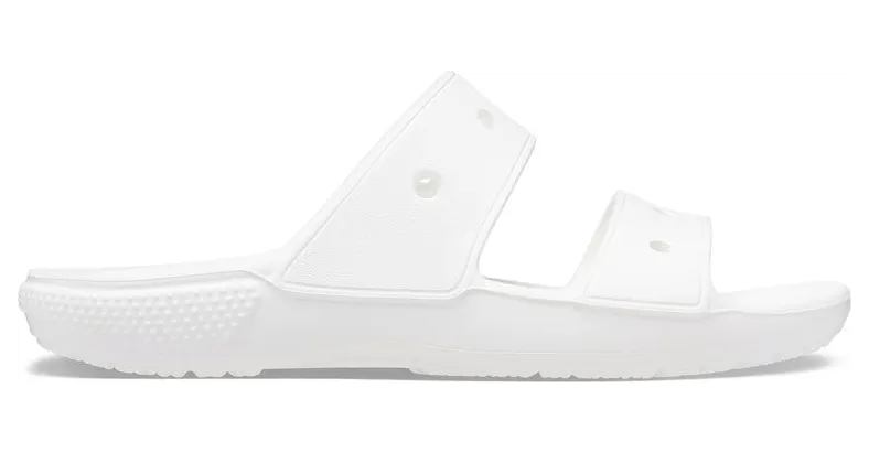 Crocs Classic Double Band Slide Sandals White (206761-100)