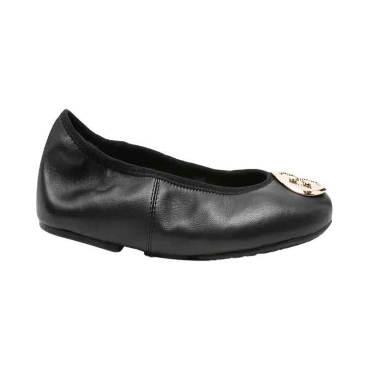Tory Burch Reva Travel Ballet “PERFETCT BLACK/GOLD” (177201-013)