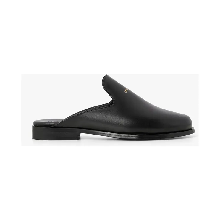Casablanca Loafer Mule (a-aw26-fw-109-01-black-leather-loafer-mule)