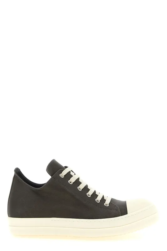 Rick Owens Low Sneaks “Black” (RR02F4891LCD3911)