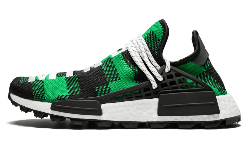 adidas NMD Hu Pharrell x BBC Green Plaid (EF7388)