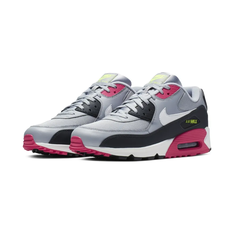 Nike Air Max 90 Wolf Grey Rush Pink Wolf Grey/Rush Pink-Volt-White (AJ1285-020)