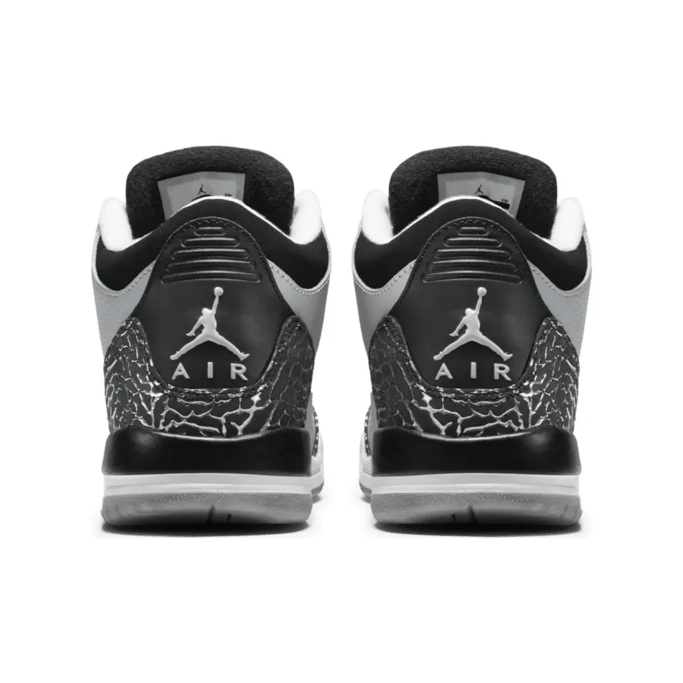 Jordan 3 Retro Wolf Grey (GS) Wolf Grey/Metallic Silver-Black (398614-004)