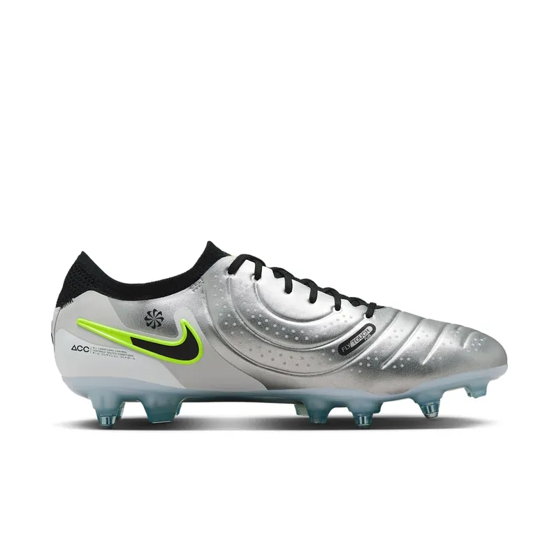 Nike Tiempo Legend 10 Elite SG-Pro AC Metallic Silver Volt Black (DV4329-001)