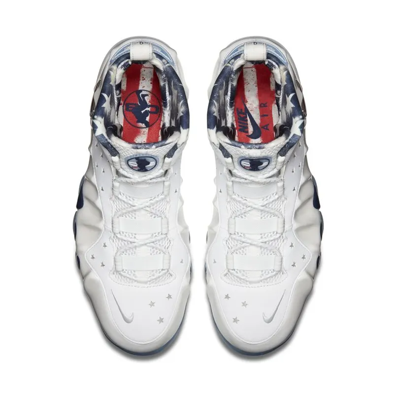 Nike Barkley Posite Max USA White/Metallic Silver-Midnight Navy (588527-100)