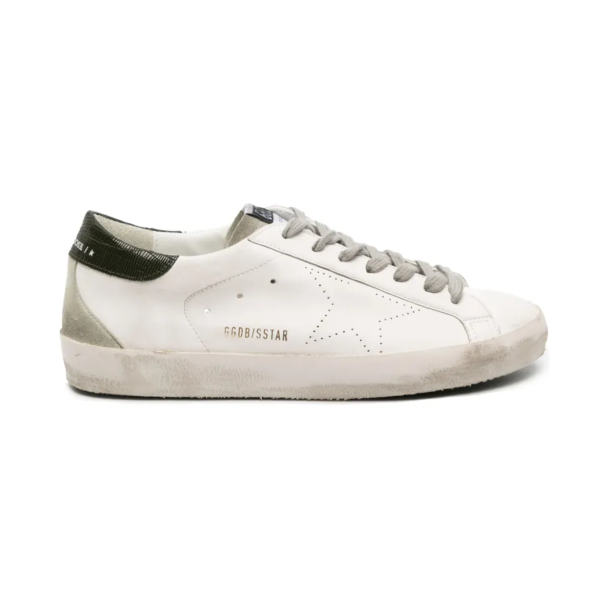 Golden Goose Super-Star leren “White” (GMF00262F005227)