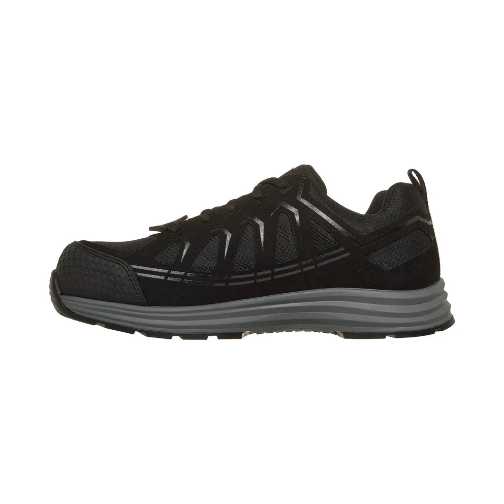 Skechers Work: Malad II Comp Toe Sneaker Black