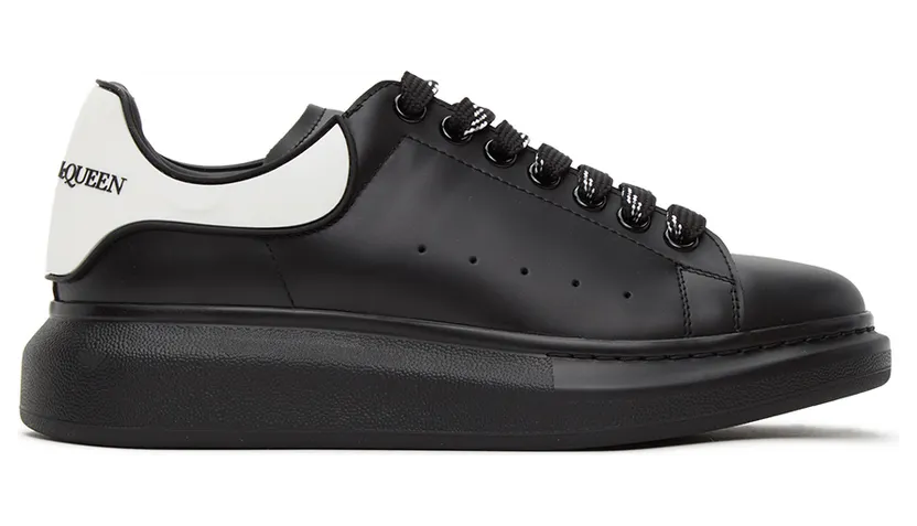 Alexander McQueen Black & White Oversized Sneakers (625156WHXMT)