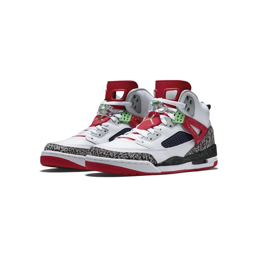 Jordan Spizike Poision Green White/Light Poison Green-University Red-Cool Grey (315371-132)