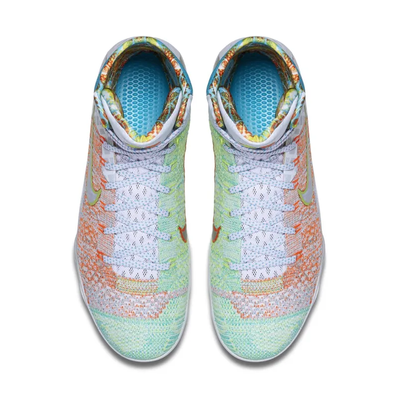 Nike Kobe 9 Elite What the Kobe Multi-Color/Reflect Silver-Chlorine Blue (678301-904)