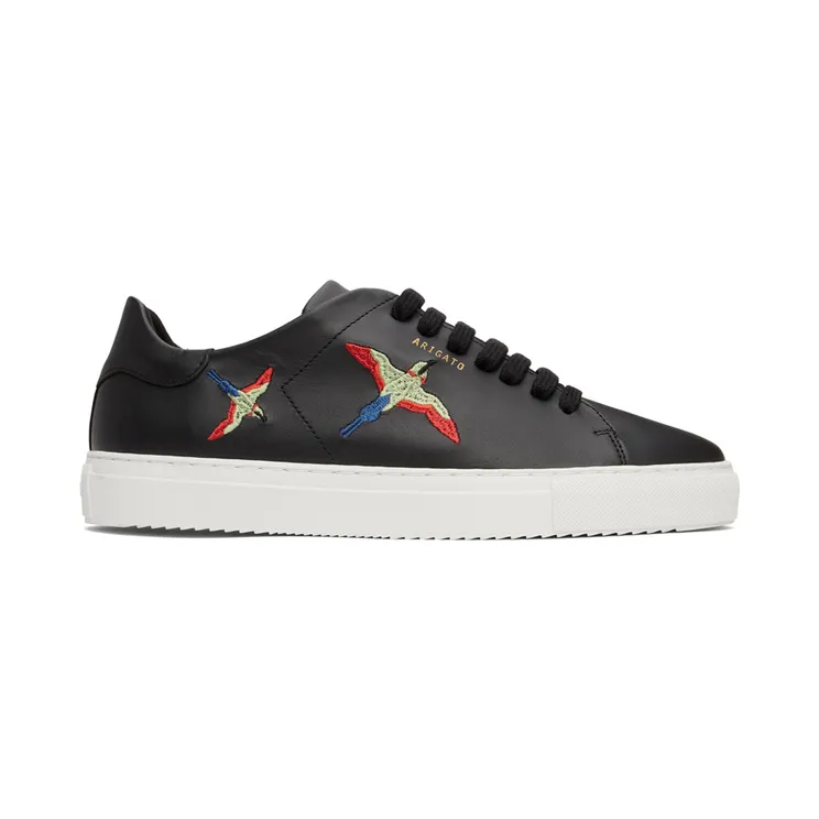 Axel Arigato Black & White Clean 90 Bee Birds Sneakers (28744)
