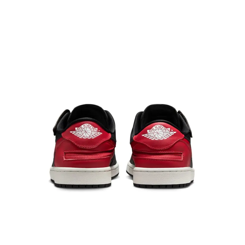 Jordan 1 Low FlyEase Black Summit White Varsity Red (DM1206-067)