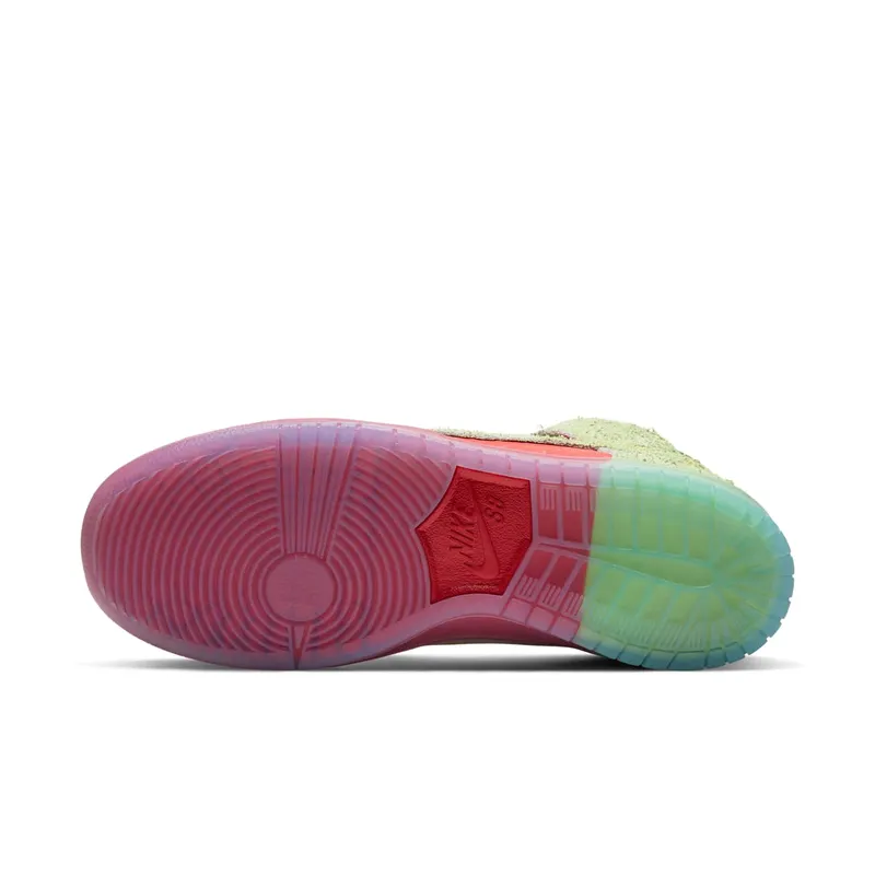 Nike SB Dunk High Strawberry Cough University Red/Spinach Green-Magic Ember (CW7093-600)