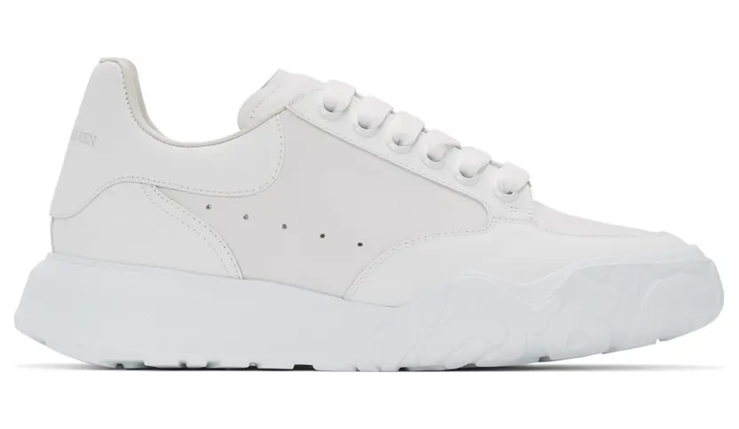Alexander McQueen White Court Trainer 9000 OPT.WH (634619WHZ94)