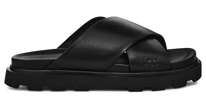 UGG Capitelle Crossband Sandal Black (1152672-BLK)