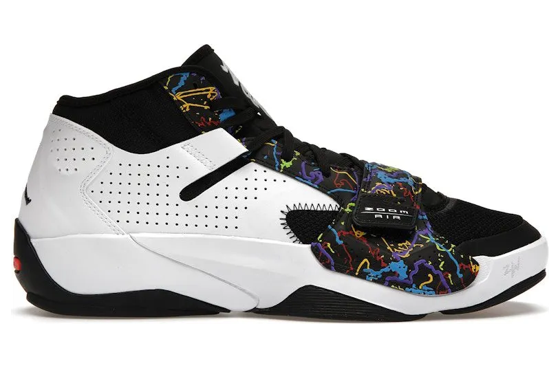 Jordan Zion 2 Noah White Black Multi-Color (DO9068-003)
