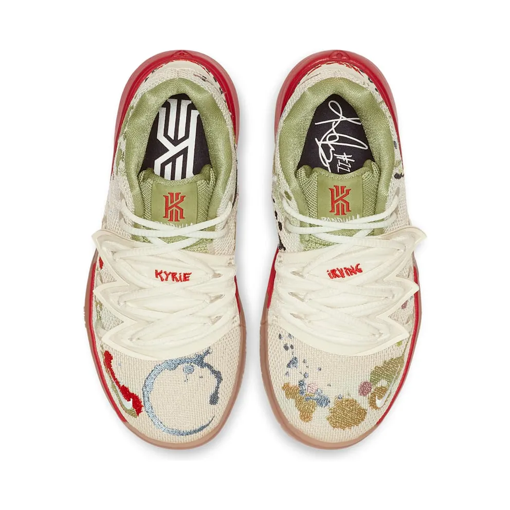 Nike Kyrie 5 Bandulu (PS) Light Bone/Green-Red (CQ9341-100)