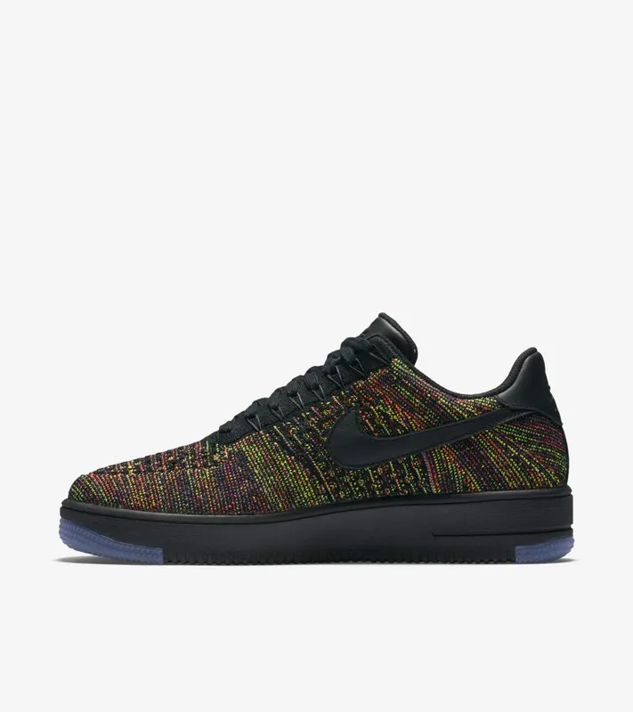 Nike Air Force 1 Low Flyknit Black Multi-Color Black/Multi-Color (817419-001)