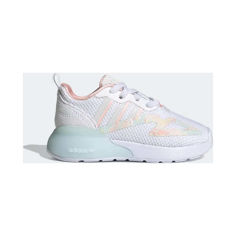 adidas ZX 2K Schuh Cloud White / Cloud White / Haze Coral (H02367)