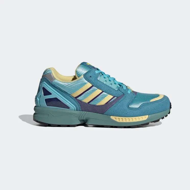 adidas ZX 8000 Light Blue / Shock Yellow / Sand (FY7686)