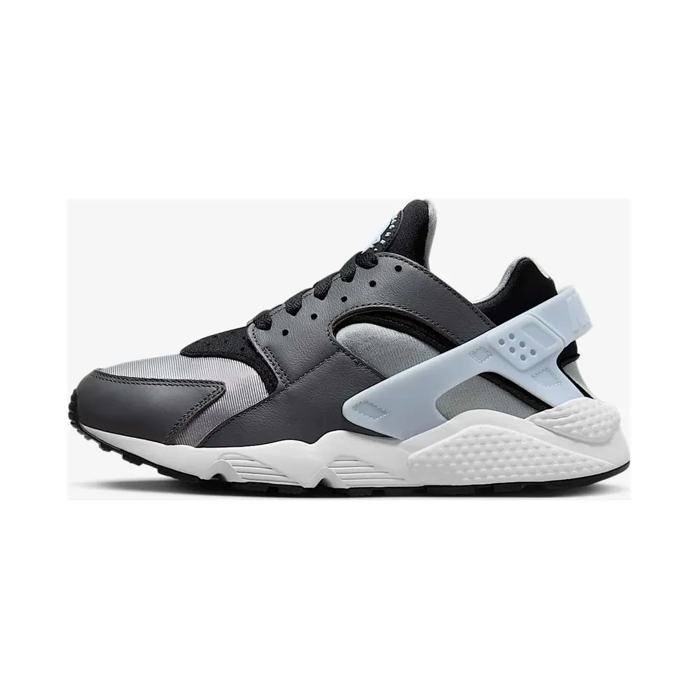 Nike Air Huarache Swoosh! “Black / Light Smoke Grey / Blue Tint / Iron Grey” (DD1068-008)
