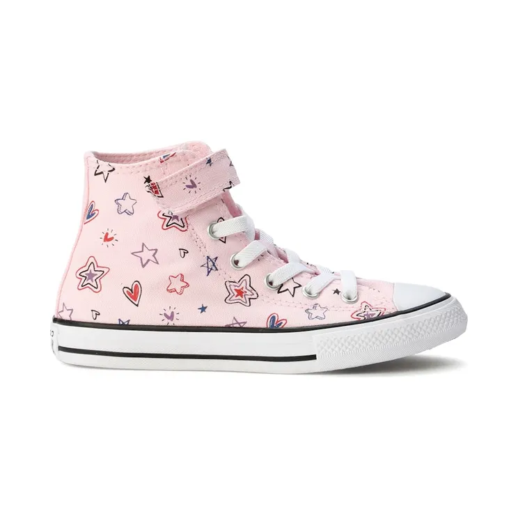 Converse Chuck Taylor All Star EasyOn Hi Doodles Pink Frosting (A13179F)