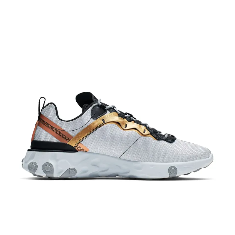 Nike React Element 55 Gold Ranger Pure Platinum/Black (CD7627-001)