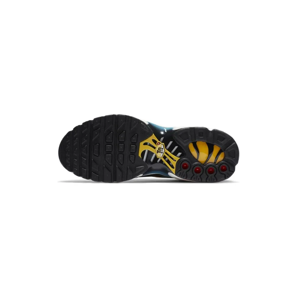 Nike Air Max Plus Sky Pack (GS) Metallic Silver/Hyper Crimson-Blue Fury-Speed Yellow (CW6010-001)